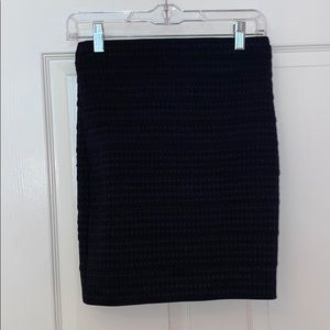 Black Zara pencil skirt